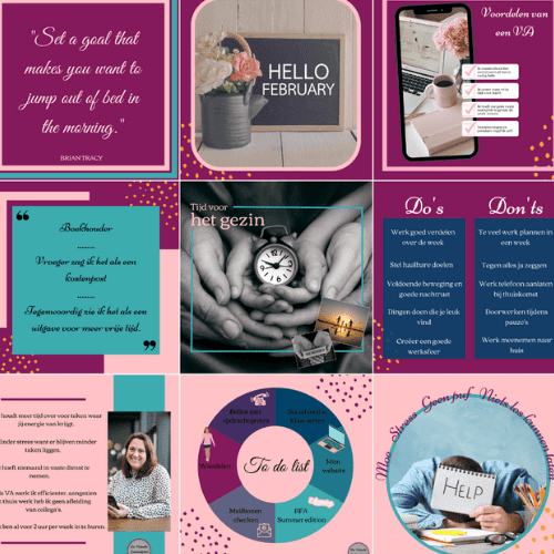 Social media templates De Virtuele Duizendpoot Social media templates ontworpen door De Virtuele Duizendpoot